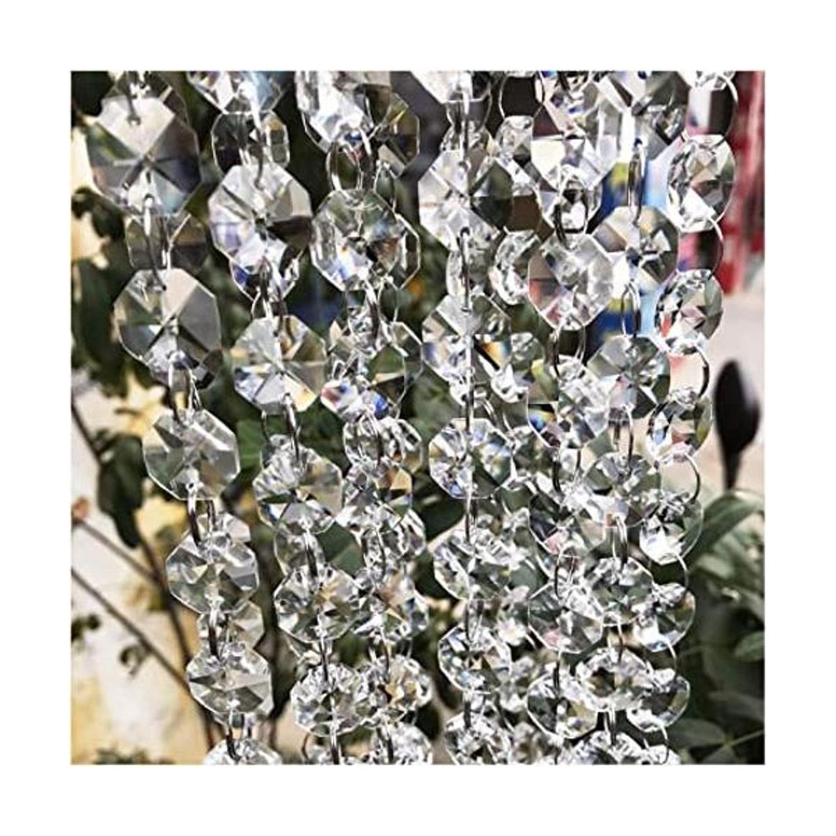 Cuentas de candelabro de cristal 19.7 pies cuentas de