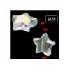 Cuentas de acrílico con estrellas 400 piezas de 0.394 in