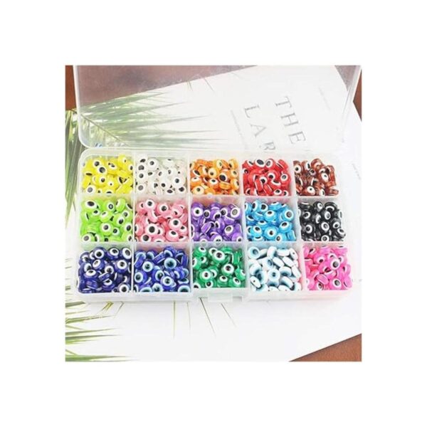 Cuentas de ojo malvado para la fabricación de joyas 750