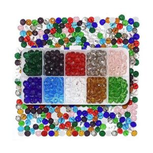 Cuentas de vidrio Briolette de 0.394 in para hacer joyas