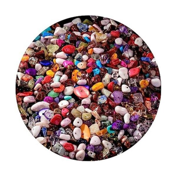 Cuentas de piedra natural para hacer joyas 460 piezas de_1