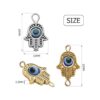 Cuentas de mano Hamsa 40 piezas antiguas de Hamsa con_3