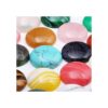 Cuentas de piedra de cabujón redondas naturales colores_4
