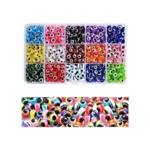 Cuentas de ojo malvado para la fabricación de joyas 750