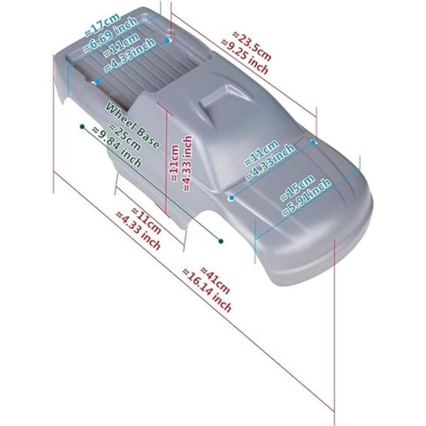 Cuerpo personalizado sin pintar con pegatinas compatibles_2
