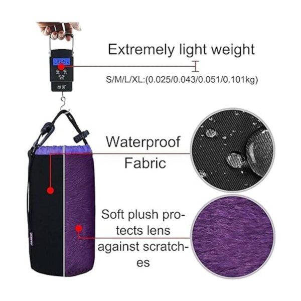 Cwatcun Juego de 4 bolsas protectoras de neopreno de 0.2_4