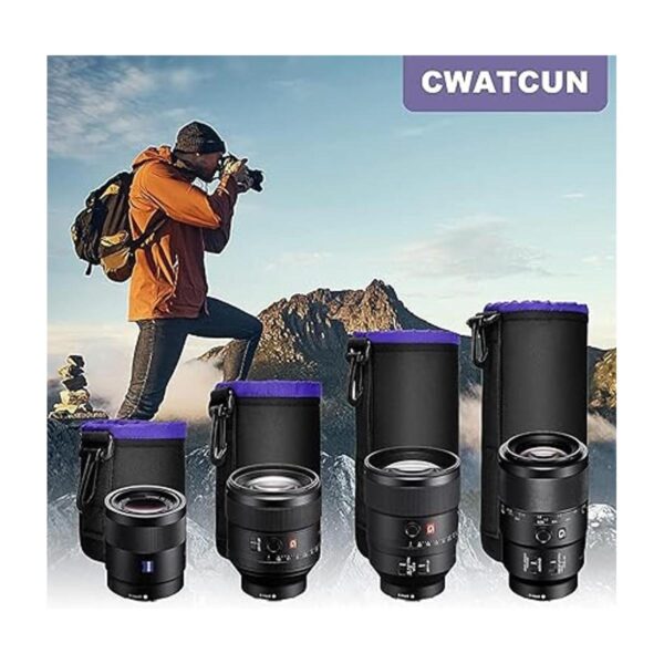 Cwatcun Juego de 4 bolsas protectoras de neopreno de 0.2_5