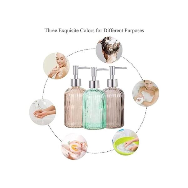 Cutiset Juego de accesorios de baño botella dispensadora