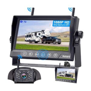 Cámara de respaldo para caravana inalámbrica HD 1080P_1