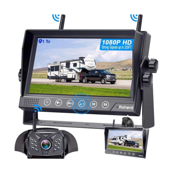 Cámara de respaldo para caravana inalámbrica HD 1080P_1