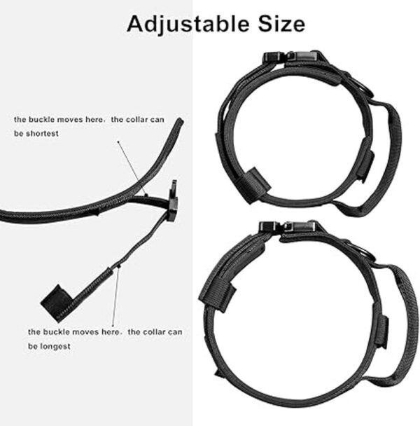 DAGANXI Collar táctico para perro collar ajustable de