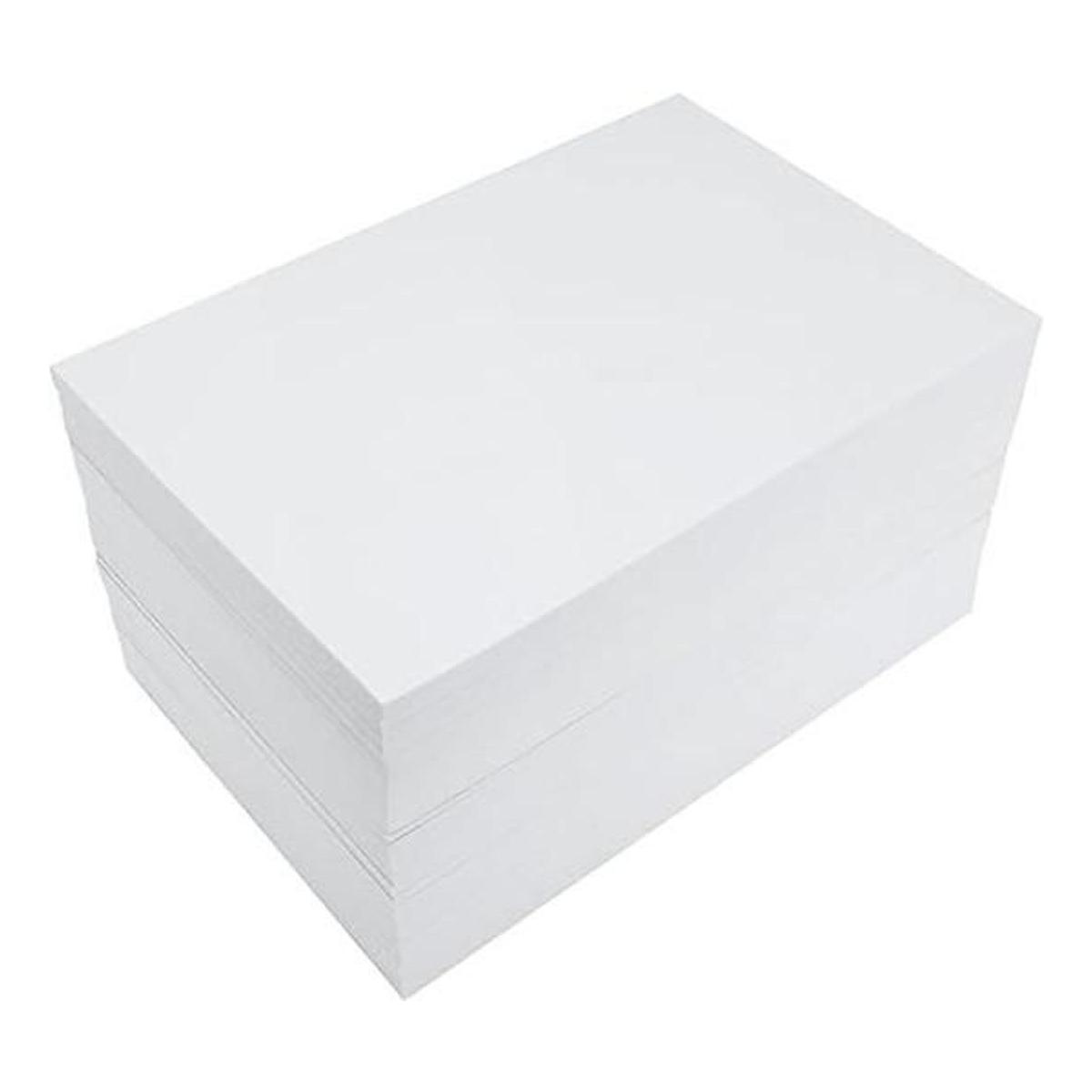 DAJAVE Paquete de 50 hojas de espuma EVA blanca de 0.118