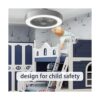 DAFOLOGIA Ventilador de techo con luces cerradas luz de_2