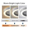 DAFOLOGIA Ventilador de techo con luces cerradas luz de_3