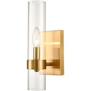 DANSEER Oro cepillado con pantalla de cristal 1 lámpara_1