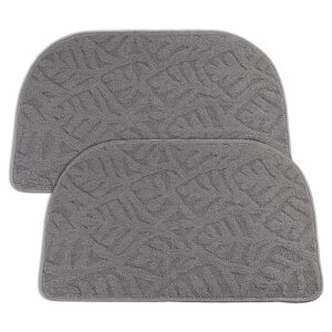 DEAYOU Pack de 2 felpudos delanteros 28 x 17 pulgadas