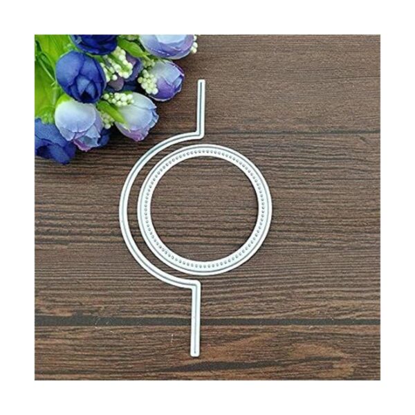 DDeehs Troqueles de metal de flores de etiqueta redonda