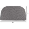 DEAYOU Pack de 2 felpudos delanteros 28 x 17 pulgadas