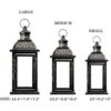 DECORKEY Farol decorativo grande de 14.4 pulgadas para