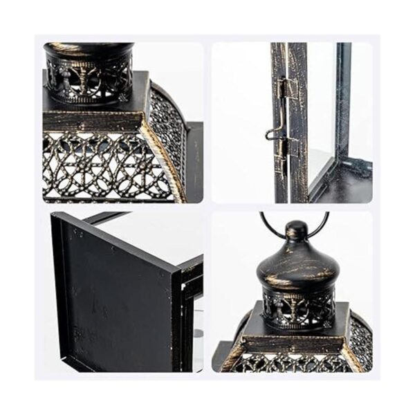 DECORKEY Farol decorativo grande de 14.4 pulgadas para