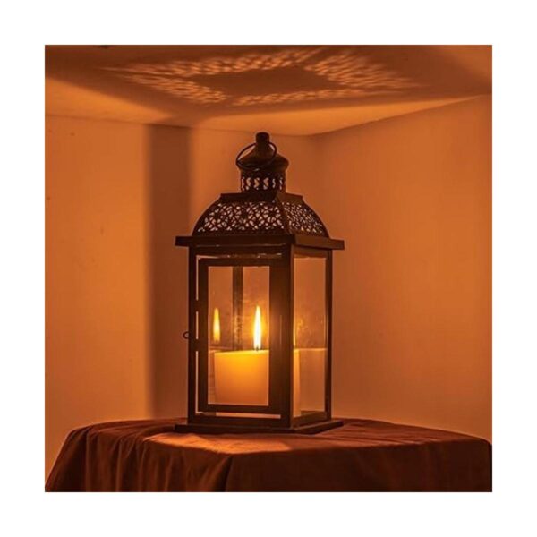 DECORKEY Farol decorativo grande de 14.4 pulgadas para