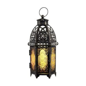 DECORKEY Linterna de vela de gran tamaño vintage estilo_1