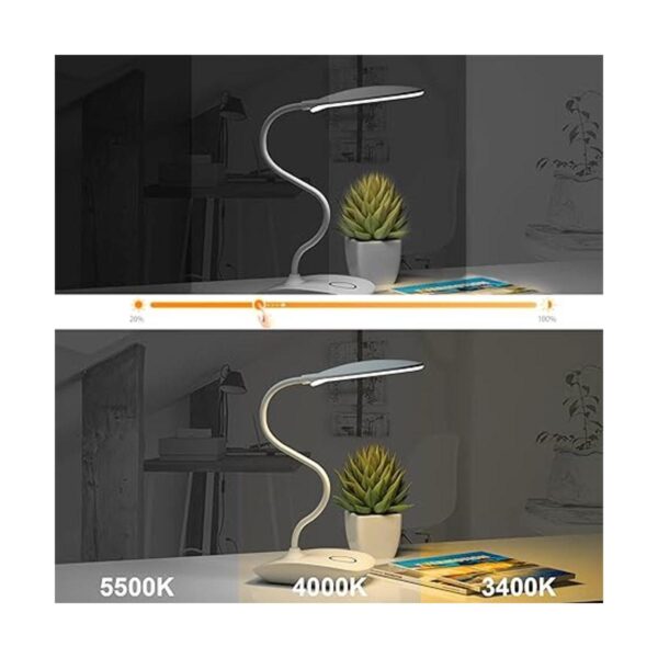 DEEPLITE Lámpara de escritorio con pilas luz LED de_2