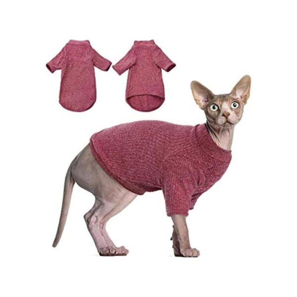 DENTRUN Sphynx Camisa sin pelo para gatos sin pelo_1