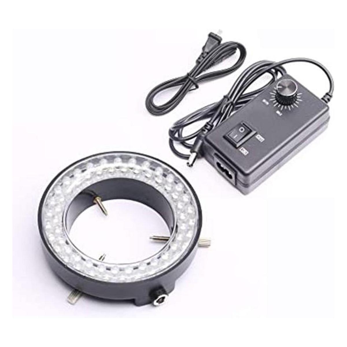 DEVMO Lámpara de 60 LED con anillo ajustable para