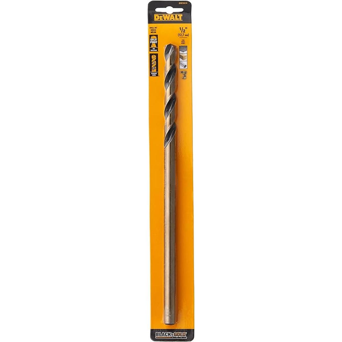 DEWALT Broca de taladro óxido negro 12 pulgada x 12