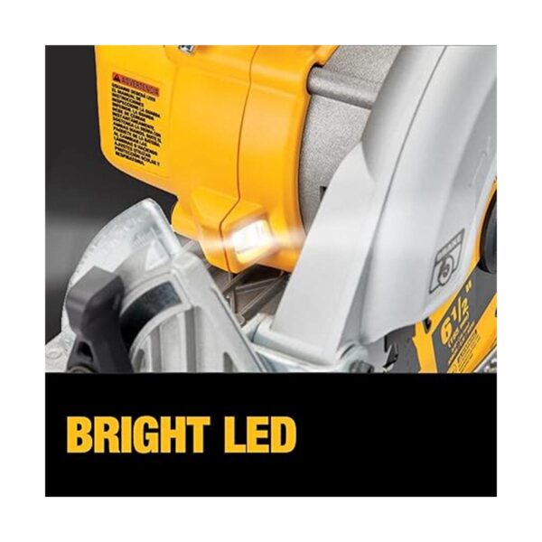DEWALT Sierra circular de 20 V MAX 612 pulgadas sin_6