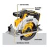 DEWALT Sierra circular de 20 V MAX 612 pulgadas sin_2