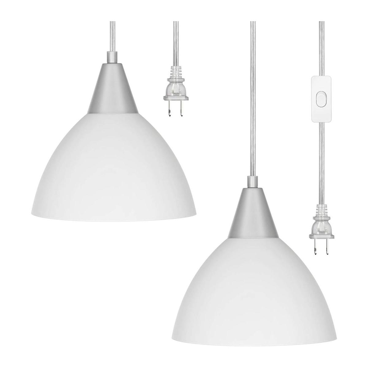 DEWENWILS Luz colgante enchufable luz colgante con cable