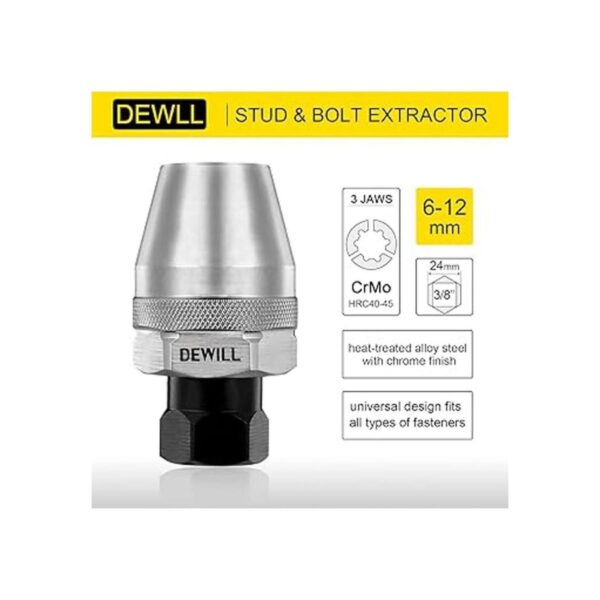 DEWILL Removedor de pernos rotos herramienta extractora