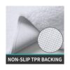 DEXI Alfombra de baño extra suave y absorbente lavable_4