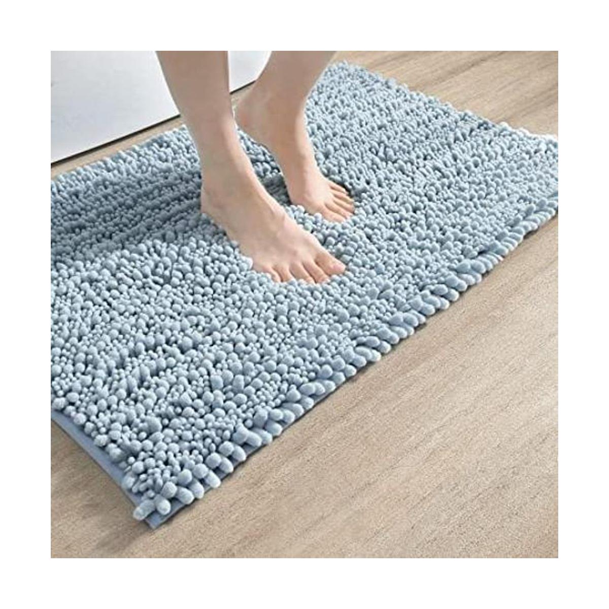 DEXI Tapete de baño antideslizante absorbente y suave