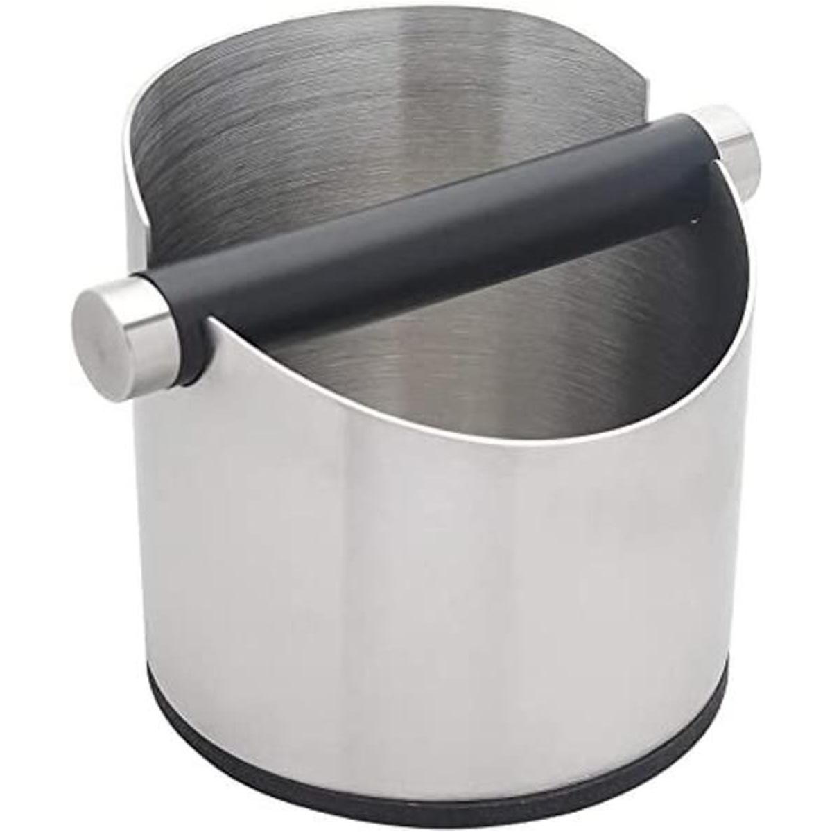 DIBTSA Caja de golpeteo de café de acero inoxidable con