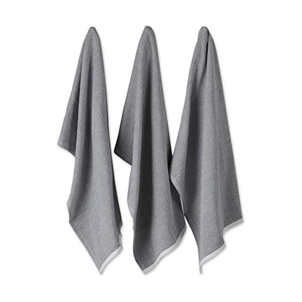 DII French Terry Collection Juego de toallas de cocina de