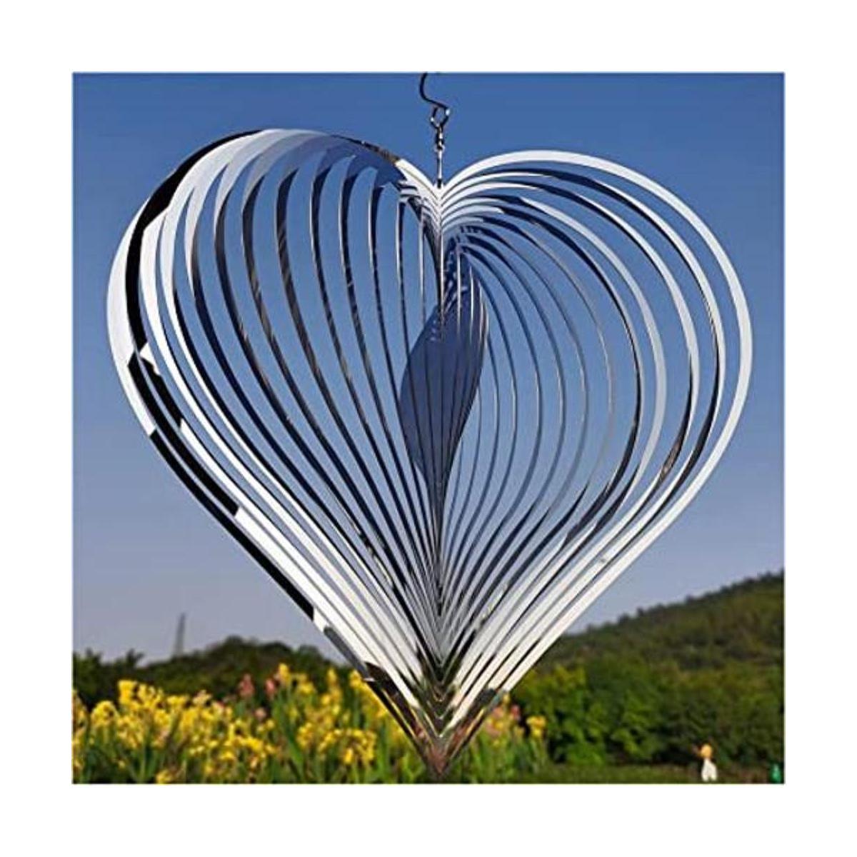 DJUAN Molinillo de viento para decoración de metal al aire
