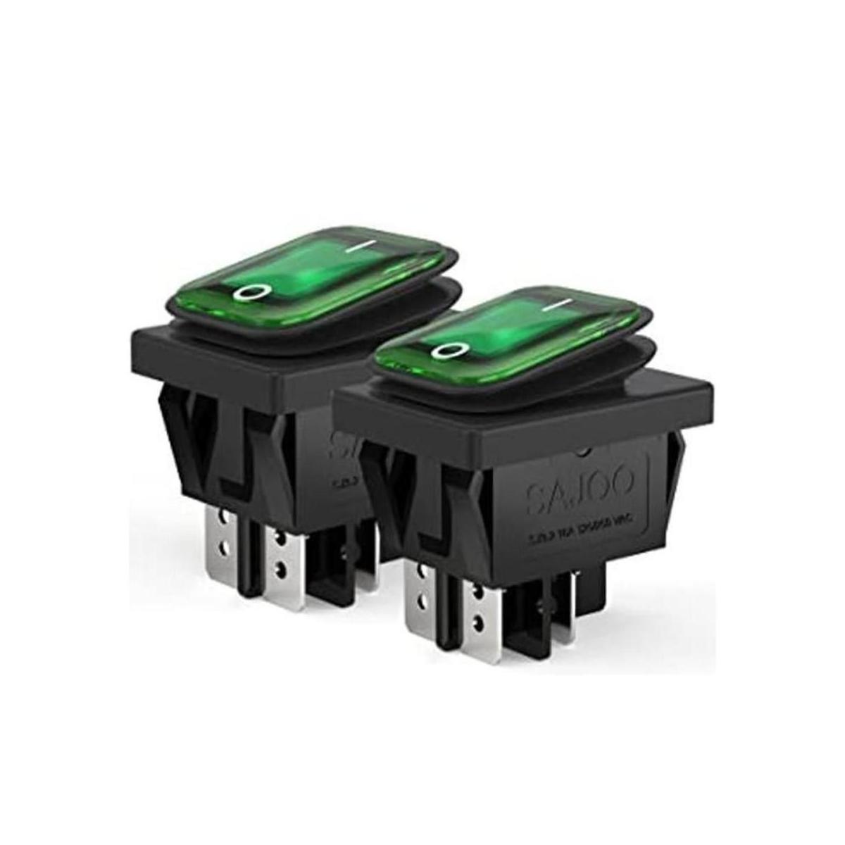 DIYhz 2 piezas AC 16A250V 20A125V 2 posiciones