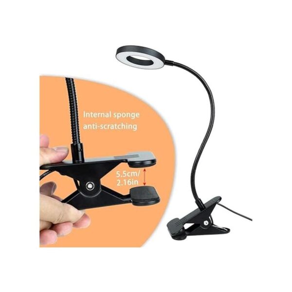 DLLT Luz de clip regulable 48 luces LED USB para lectura_5