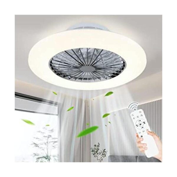 DLLT Ventilador de techo con luces LED ventilador de_1