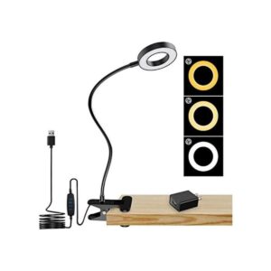 DLLT Luz de clip regulable 48 luces LED USB para lectura_1