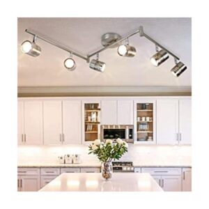 DLLT Accesorios de iluminación de pista de 6 luces brazo