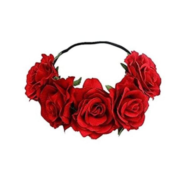 DNHCLL Corona de flores de rosas coronas de flores falsas_1