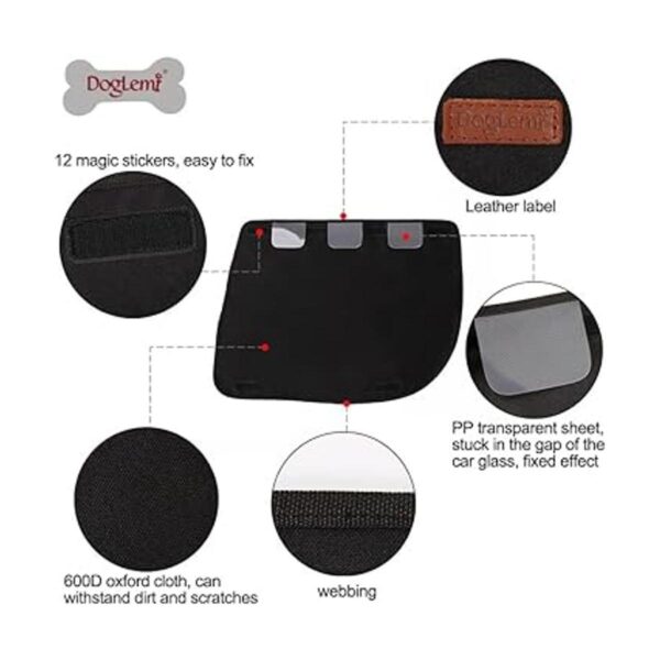 DOGLEMI 2 fundas de puerta de coche para perros protector_3