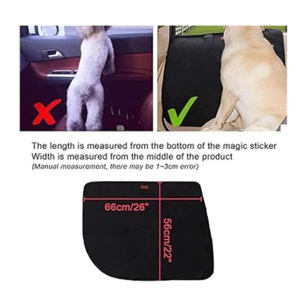 DOGLEMI 2 fundas de puerta de coche para perros protector_2