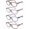 DOOViC Paquete de 4 lentes de lectura para computadora con_1