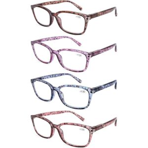 DOOViC Paquete de 4 lentes de lectura para computadora con_1