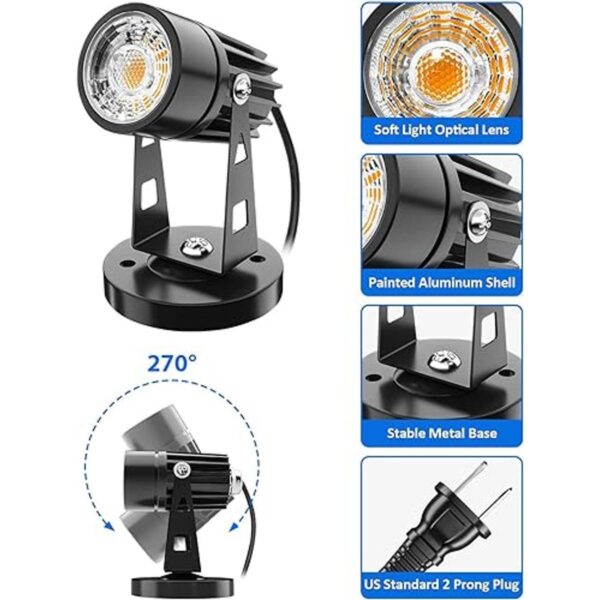 DOREIO Luces LED de punto para interiores lámpara de 3 W_2